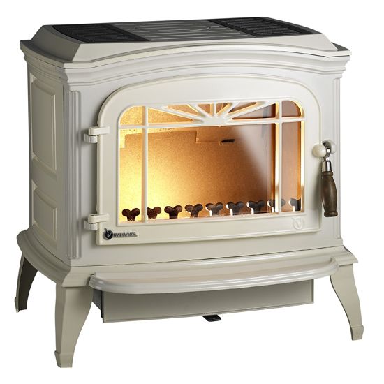 Piec wolnostojący INVICTA BRADFORD kremowa emalia