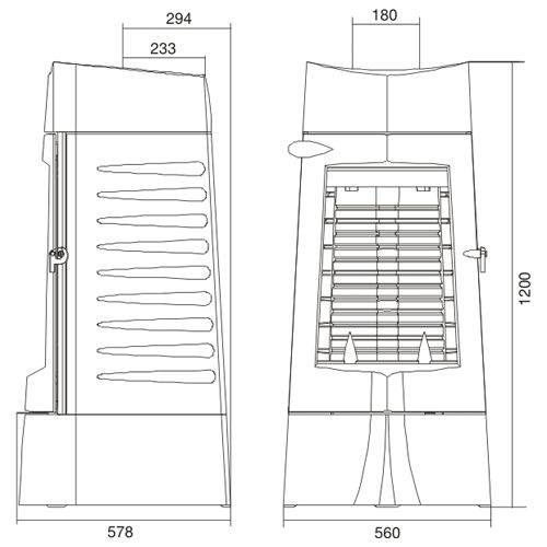 Piec wolnostojący INVICTA CHAMANNE 10 antracyt