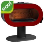 Piec wolnostojący INVICTA FIFTY czerwona emalia