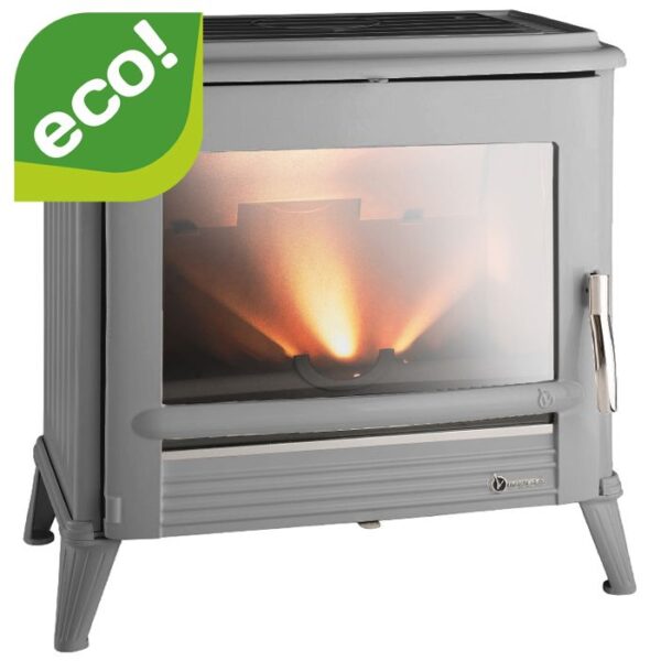 Piec wolnostojący INVICTA MODENA szara emalia