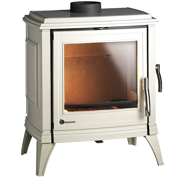 Piec wolnostojący INVICTA SEDAN M kremowa emalia