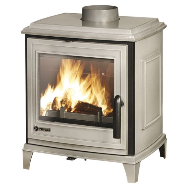 Piec wolnostojący INVICTA SEDAN S szara emalia