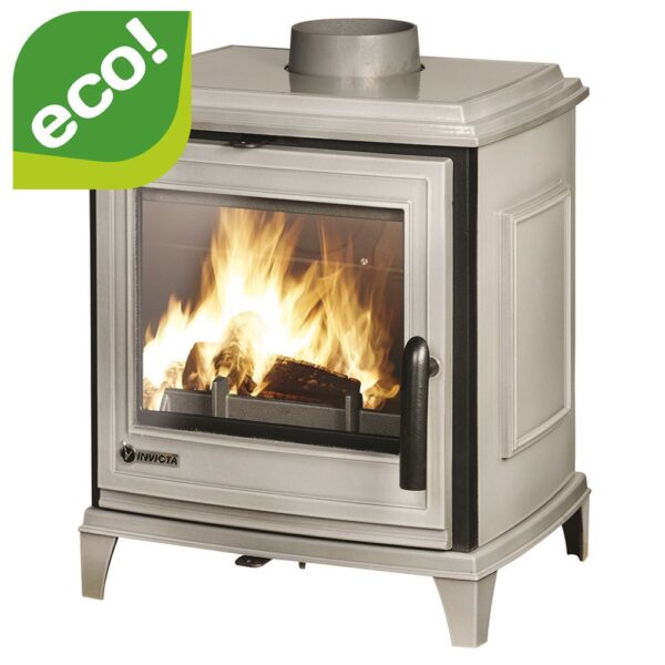 Piec wolnostojący INVICTA SEDAN S szara emalia