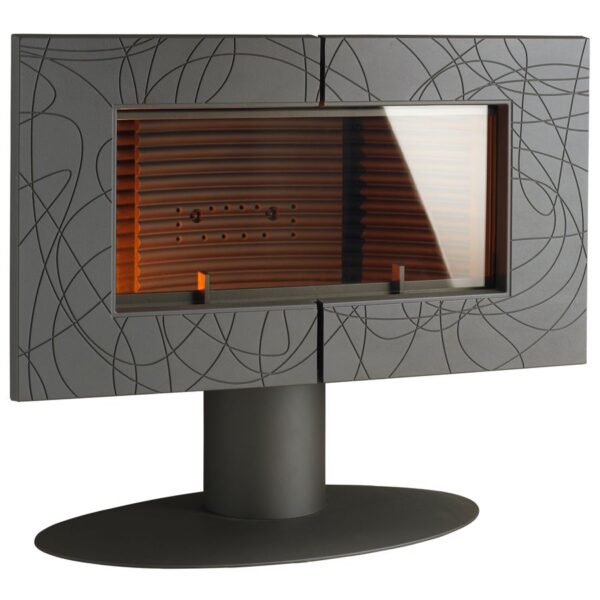 Piec wolnostojący INVICTA SYMPHONIA antracyt