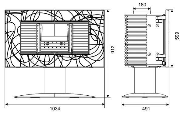 Piec wolnostojący INVICTA SYMPHONIA antracyt