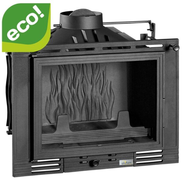 Wkład kominkowy UNIFLAM 700 ECO z szybrem i doprowadzeniem powietrza