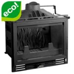 Wkład kominkowy UNIFLAM 600 ECO z szybrem i doprowadzeniem powietrza