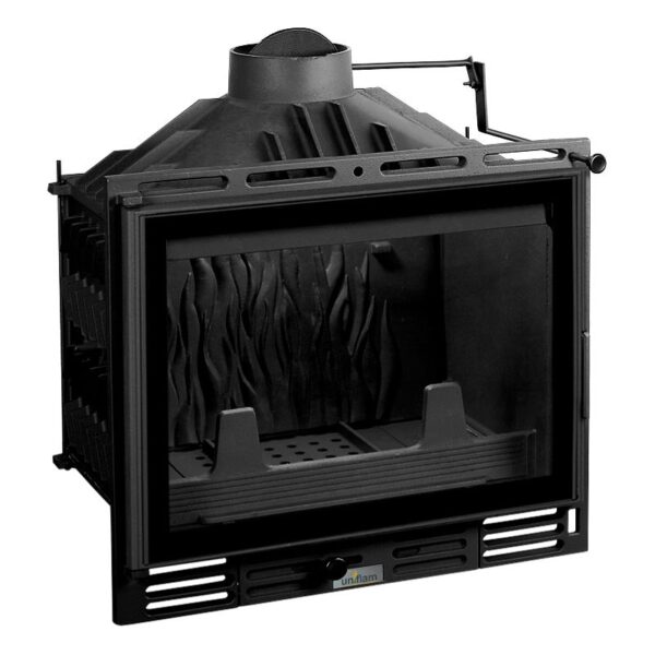 Wkład kominkowy UNIFLAM 600 PLUS ECO DP z szybrem i doprowadzeniem powietrza