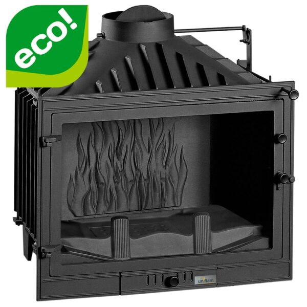 Wkład kominkowy UNIFLAM 700 STANDARD ECO z szybrem i doprowadzeniem powietrza