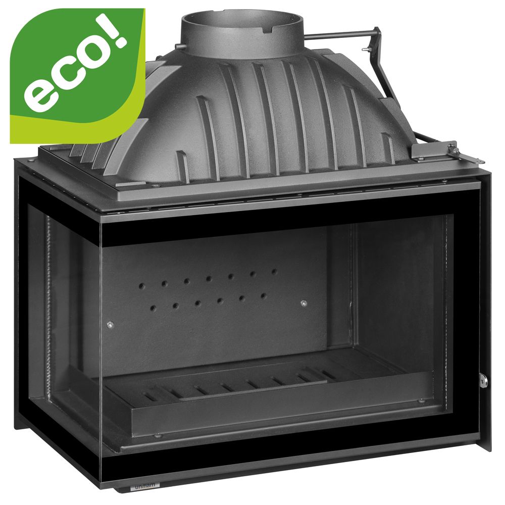 Wkład kominkowy UNIFLAM 700 PLUS ECO LBS gięta lewa boczna szyba Wkład kominkowy UNIFLAM 700 PLUS ECO LBS gięta lewa boczna szyba