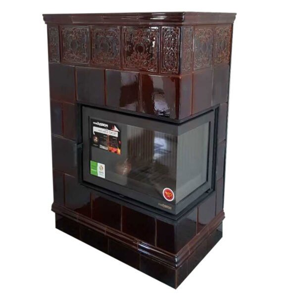 Piec kaflowy MARMI-DECOR PORTO 12 kW brązowy