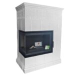 Piec kaflowy MARMI-DECOR PORTO 12 kW biały