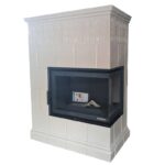 Piec kaflowy MARMI-DECOR PORTO 12 kW kremowy - obrazek 2