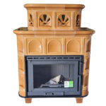 Piec kaflowy MARMI-DECOR SALZBURGIA 13 kW miodowy - obrazek 2