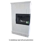 Piec kaflowy MARMI-DECOR PORTO 12 kW biały - obrazek 3