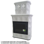 Piec kaflowy MARMI-DECOR SALZBURGIA 13 kW biały - obrazek 2