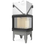 Wkład kominkowy UNIFLAM 660 DURO 10,2kW prawa boczna szyba - obrazek 2
