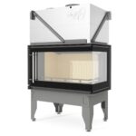Wkład kominkowy UNIFLAM 860 DURO 14,1kW prawa boczna szyba - obrazek 2
