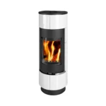 Piec wolnostojący THORMA Atika standard (Cadiz) 7,5 kW kafel biały