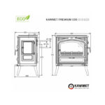 Piec wolnostojący KAWMET Premium EOS S13 ECO 10 kW - obrazek 11
