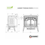 Piec wolnostojący KAWMET Premium SPARTA S10 ECO 13,9 kW - obrazek 11