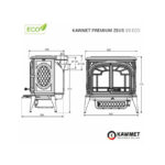 Piec wolnostojący KAWMET Premium ZEUS S9 ECO 11,3 kW - obrazek 11
