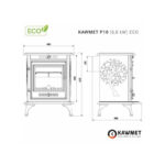 Piec wolnostojący KAWMET Standard P10 ECO 6,8 kW - obrazek 3
