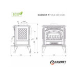 Piec wolnostojący KAWMET Standard P7 ECO 9,3 kW - obrazek 5