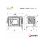 Piec wolnostojący KAWMET Standard P7 LB ECO 10,5 kW - obrazek 7