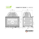 Wkład kominkowy KAWMET W17 Decor ECO 16,1 kW - obrazek 10