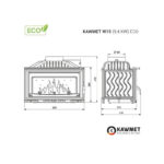 Wkład kominkowy KAWMET W15 ECO 9,4 kW - obrazek 8