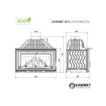 Wkład kominkowy KAWMET W16 ECO 16,3 kW - obrazek 11