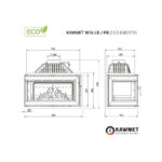 Wkład kominkowy KAWMET W16 ECO LB 13,5 kW - obrazek 8