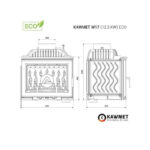 Wkład kominkowy KAWMET W17 ECO 12,3 kW - obrazek 11