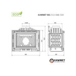 Wkład kominkowy KAWMET W6 ECO 10,1 kW - obrazek 8