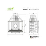 Wkład kominkowy KAWMET W8 ECO 17,5 kW - obrazek 5