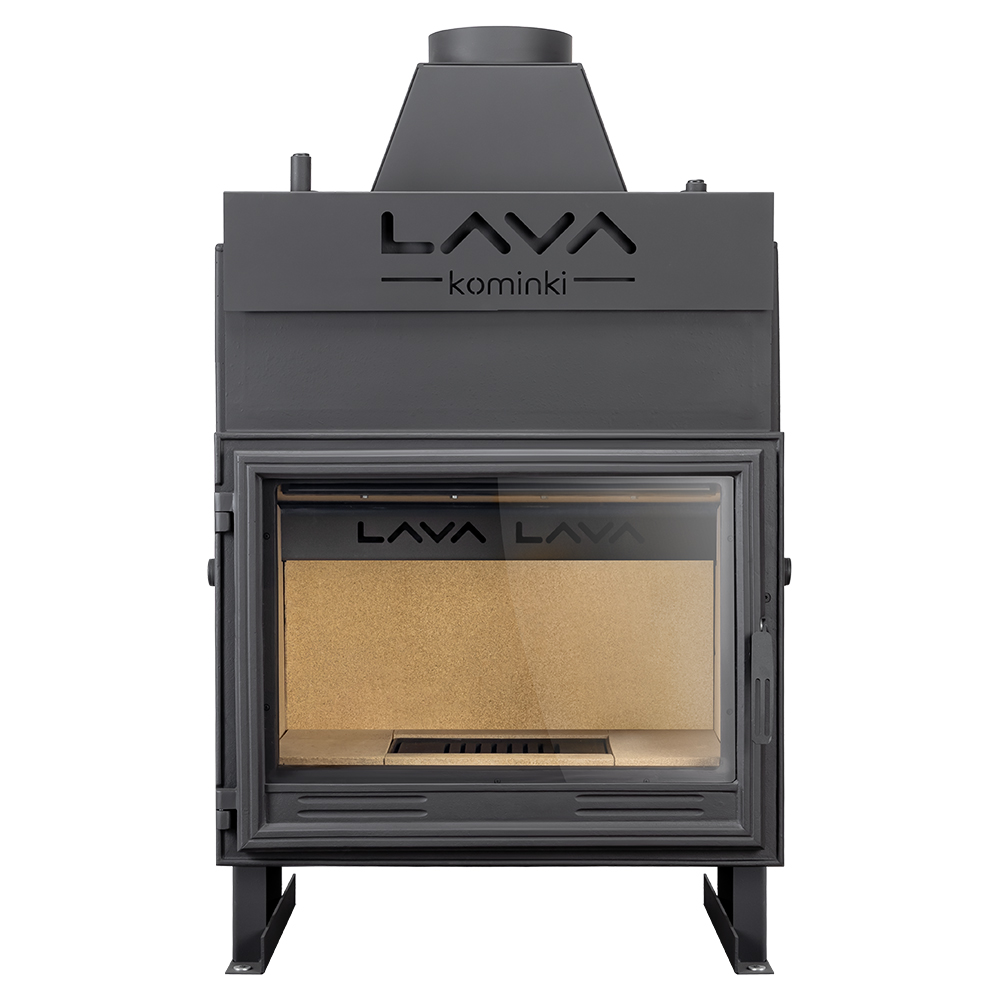 TKL BASE front Wkład kominkowy z płaszczem wodnym LAVA BASE 17 kW UO - obrazek 1