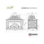 Wkład kominkowy KAWMET W16 ECO 13,5 kW - obrazek 11