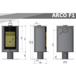 Piec wolnostojący HAJDUK ARCO F1 7 kW - obrazek 5