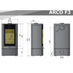Piec wolnostojący HAJDUK ARCO F3 7 kW - obrazek 5
