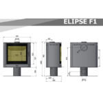 Piec wolnostojący HAJDUK ELIPSE F1 9 kW - obrazek 5