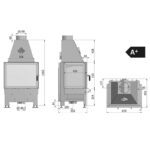 Wkład kominkowy HAJDUK VOLCANO 3PL 11 kW - obrazek 2