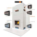 Kratka kominkowa wentylacyjna CLASSIC 11x24cm biała - obrazek 4