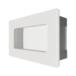 Kratka kominkowa wentylacyjna CLASSIC 11x17cm biała - obrazek 2
