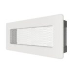 Kratka kominkowa wentylacyjna CLASSIC 11x24cm biała - obrazek 2
