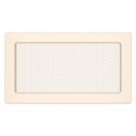 Kratka kominkowa wentylacyjna CLASSIC 17x30cm kremowa