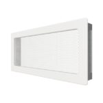 Kratka kominkowa wentylacyjna CLASSIC 17x37cm biała - obrazek 2