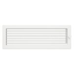 Kratka kominkowa wentylacyjna CLASSIC 17x48cm biała z żaluzją