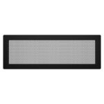 Kratka kominkowa wentylacyjna CLASSIC 17x48cm czarna