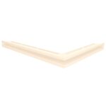 Kratka kominkowa wentylacyjna LOFT ANGLE narożna lewa 6x60x80cm kremowa